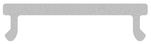Produktbild ELU 150 300  -  LED Abdeckung aus Kunststoff, weisslich satiniert